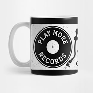 Vintage Play More Records Turntable // Vinyl Record Collector // Vinyl Junkie Music Lover B Mug